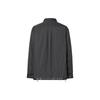 UNIQLO Jil Sander Collaboration Solid Color Casual Long Sleeve Shirt Men shirts Dark-Gray 446428-08