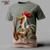 Men's TShirt Cartoon Duck Print T-Shirts for Men's Clothing Outdoor Street Funny T Shirts Oversized T-Shirt Man Designer Clothes