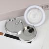 Leere Lidschatten-Box Ersatz-Leerbox Lidschatten Runde Einzelgitterplatte Magnet Lidschatten-Verteilungsfach Lippenstift-Probenbox