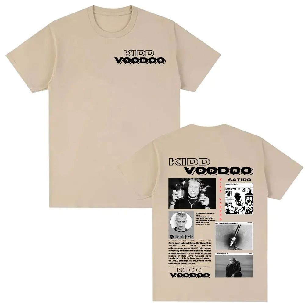 

High Quality Oversized Classic Tshirt Kidd Voodoo Satiro Tour 2026 Graphic Tee Shirt Unisex Women Vintage Harajuku Hip Hop Tshirt 4XL
