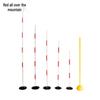 PVC Red & White Sports Training Obstacle Pole Set