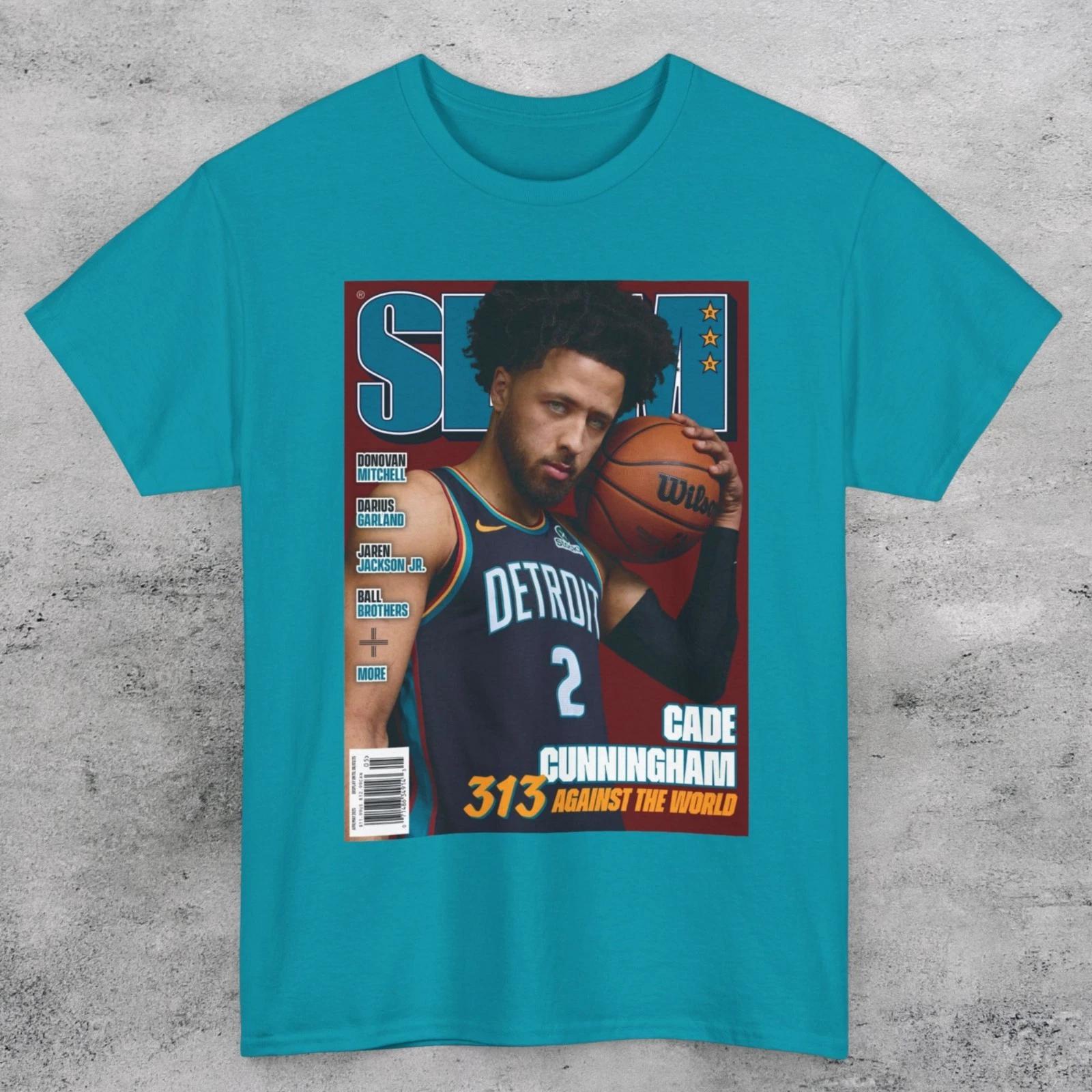 CADE CUNNINGHAM Slam Cover Unisex T Shirt L