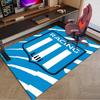 Rennteam-Emblem Teppich für Büro, Stuhlunterlage, Dekorativer Teppich Wohnzimmer Matte, Große Größe Fan Geschenke Weihnachtsgeschenke