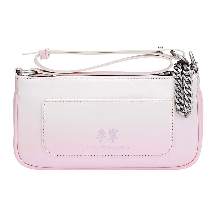 Li-Ning Chain Zipper Shoulder Bag Women Shoulder Bag Gradient-Cherry-Blossom-Pink ABDS349-3 Gradient Cherry Blossom Pink