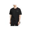 Vans Solid Color Logo And Letter Print Short Sleeve T-Shirt Unisex Tops Black VN000056BLK
