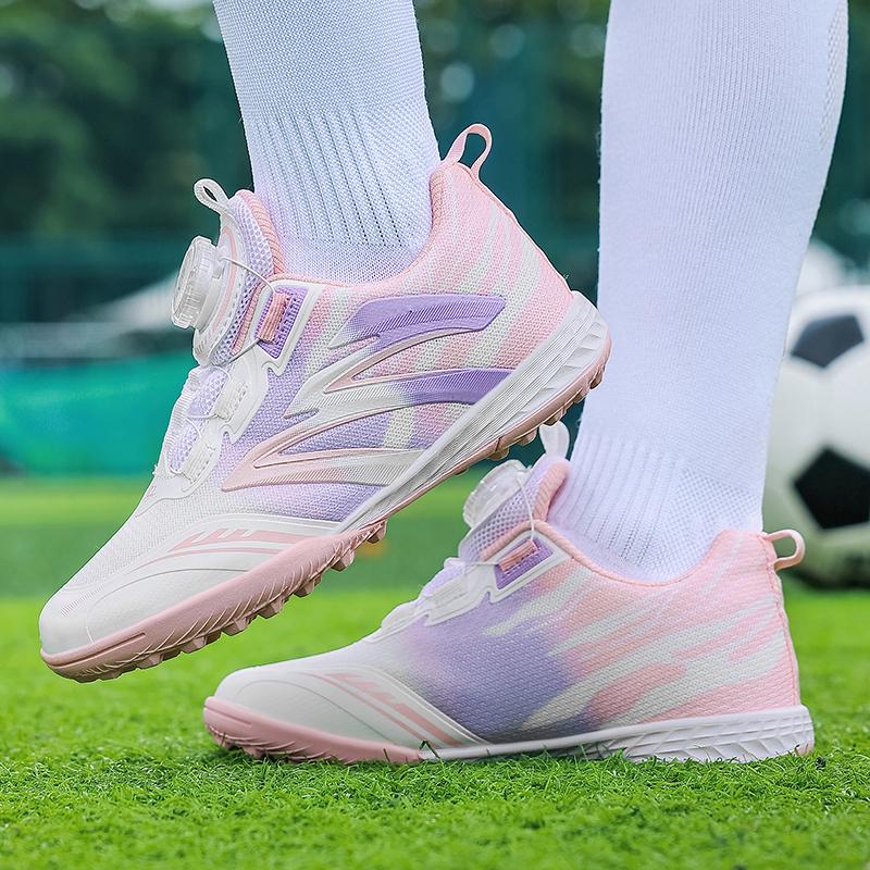 Fußballschuhe Professionelle Spiel-Fußballschuhe Futsal Training Bequem Mädchen TF Hochwertig Rutschfest Outdoor-Schuhe