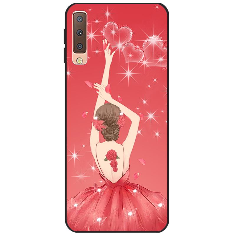 For Phone Case Samsung Galaxy A7 2018 Case Bumper Soft TPU Silicone Coque Back Cover For Samsung A7 2018 A750 A750F Case Fundas