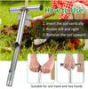 12inch/21inch Portable Soil Sampling Probe Stainless Steel Soil Test Kits Quick Inspection for Garden Lawn Maintenance Tools