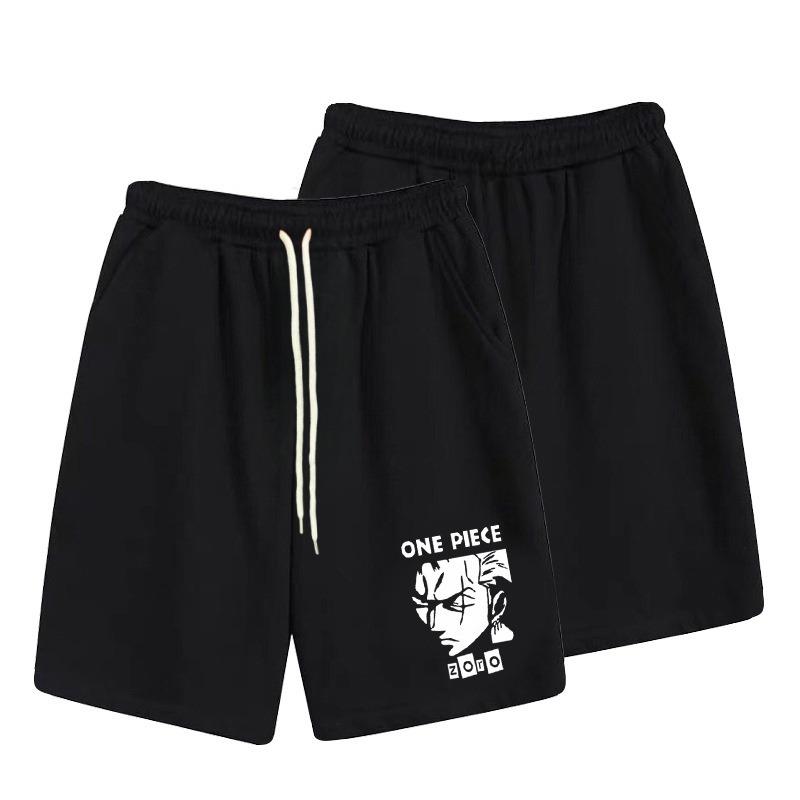 One Piece Anime Casual Men's and Women's Shorts Summer Slightly Elastic High-quality 3D Sports Shorts