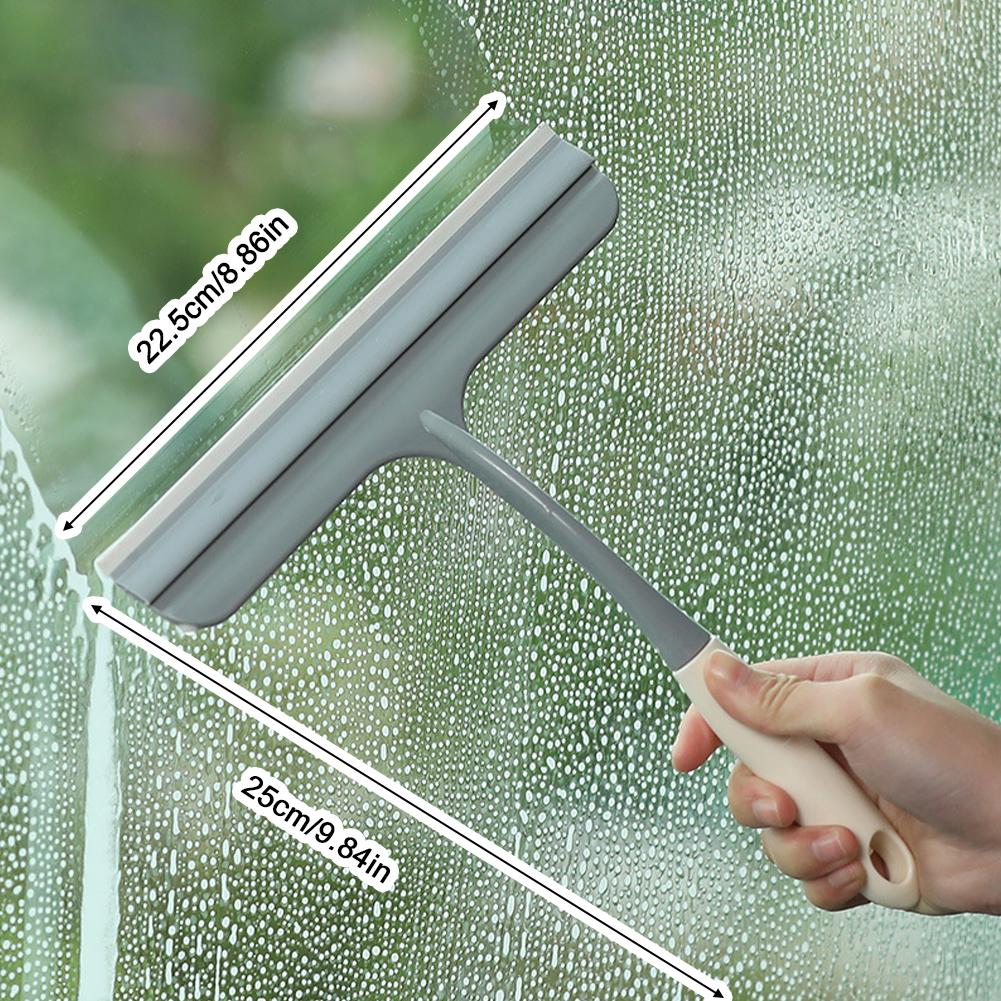 Multi-Purpose Silicone Scraping Washing Household Window Bathroom Kitchen Glass Cleaning Tool Floor Surface Small Wiper