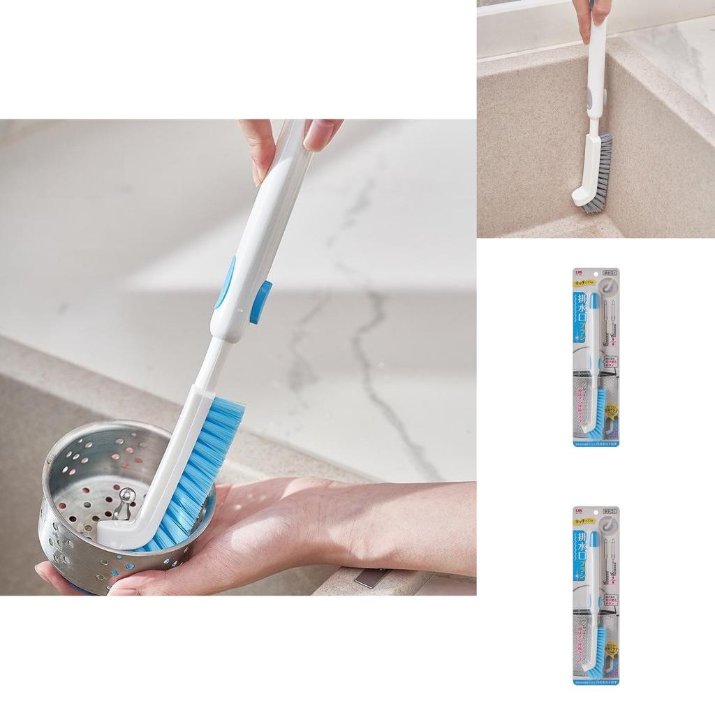 Extendable Sink Drain Brush With Pp Head For Deep Cleaning Kitchen Fixtures
