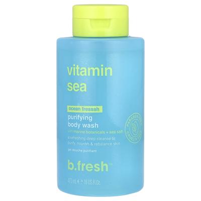 B.Fresh, Vitamin Sea, Rengörande Kroppstvätt, Havsfräsch, 16 fl oz (473 ml)