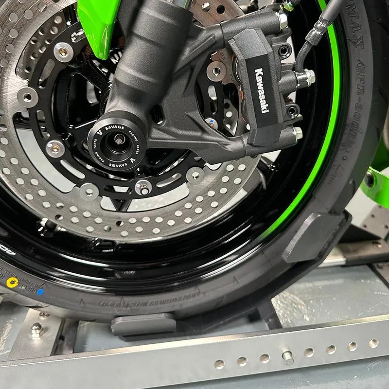 For KAWASAKI Z650 Z750 Z800 Z900 Z1000 NINJA 650 1000 ZX6R VERSYS 650 Z1000SX Front Wheel Fork Slider Axle Fork Crash Protector