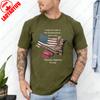 Veteran Oath To Constitution TShirt America Flag Combat Boots Patriotic Casual Cotton Tee Vintage Fashion Streetwear for Mens