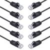 10Gtek LAN To 7m CAT6 Ethernet Unshielded Pack of CAT6 with RJ45 Network Cable Cable, 0.2m Selectable, Cable, (UTP), 10, Compliant, Connectors, 0.5m