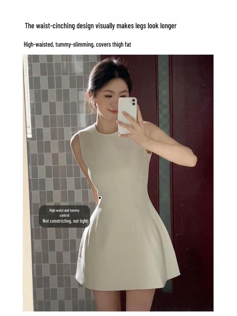 Spring Arrival: Elegant Milk White Dress - Versatile & Beautiful for Summer Vacations