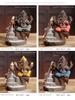 Elephant Flow Censer Purple Clay Ganesha Buddha Statue Buddhism Backflow Incense Burner Zen Tea Pet Home Decor