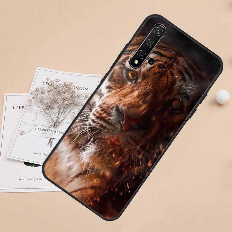 

Tiger Face For Huawei Nova 10 9 SE 3i 7i 8i 11i 12i Y60 Y61 Y70 Y72 Y73 Y90 Y91 P20 P40 P30 Lite Case Huawei Nova 8i