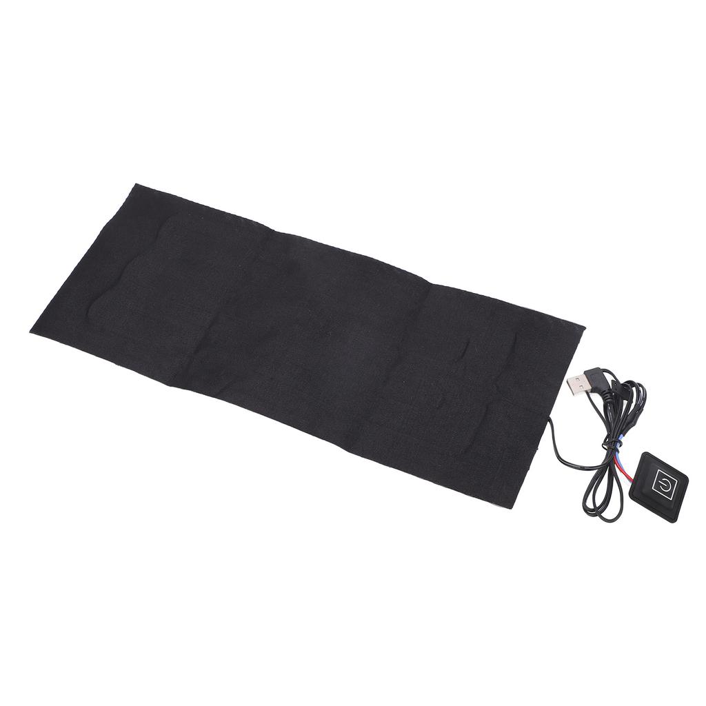 USB Heating Pad Mat 3 Gear Portable Multifunctional Safe Waterproof Stable Electric Heated Cloth