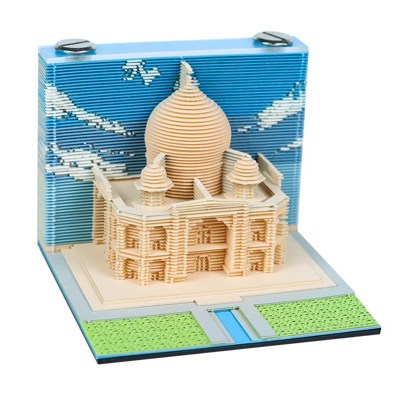 Laojun Mountain 3D Paper Sculpture Scenic Souvenir & Sticky Note Pad