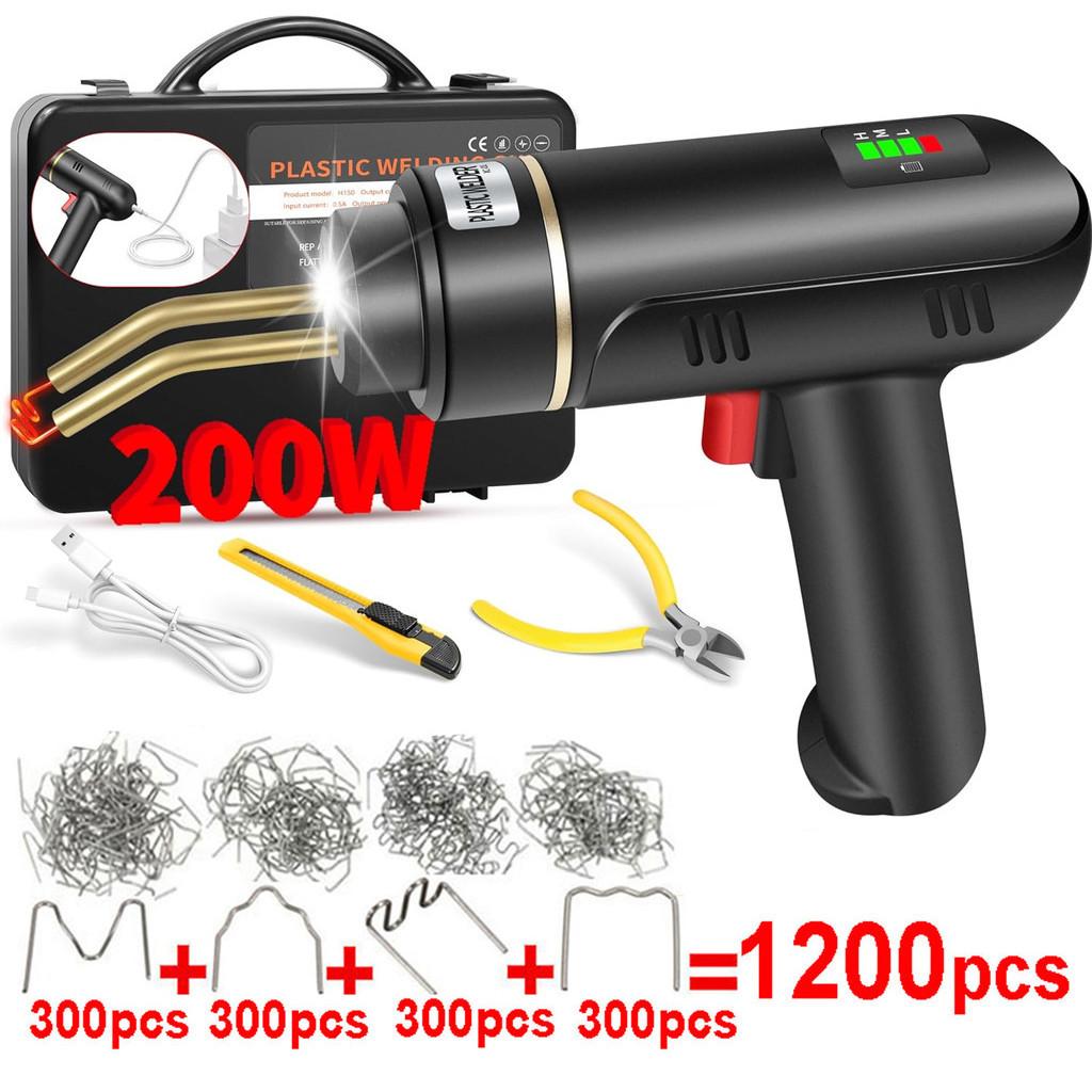 Portable Hot Stapler Car Bumper Repair Welding Machine USB Rechargeable Plastic Welder Gun Cordless Plastic Welder