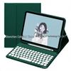 iPad Round Key Bluetooth Keyboard Leather Case with Pen Slot for Air/Pro/A16