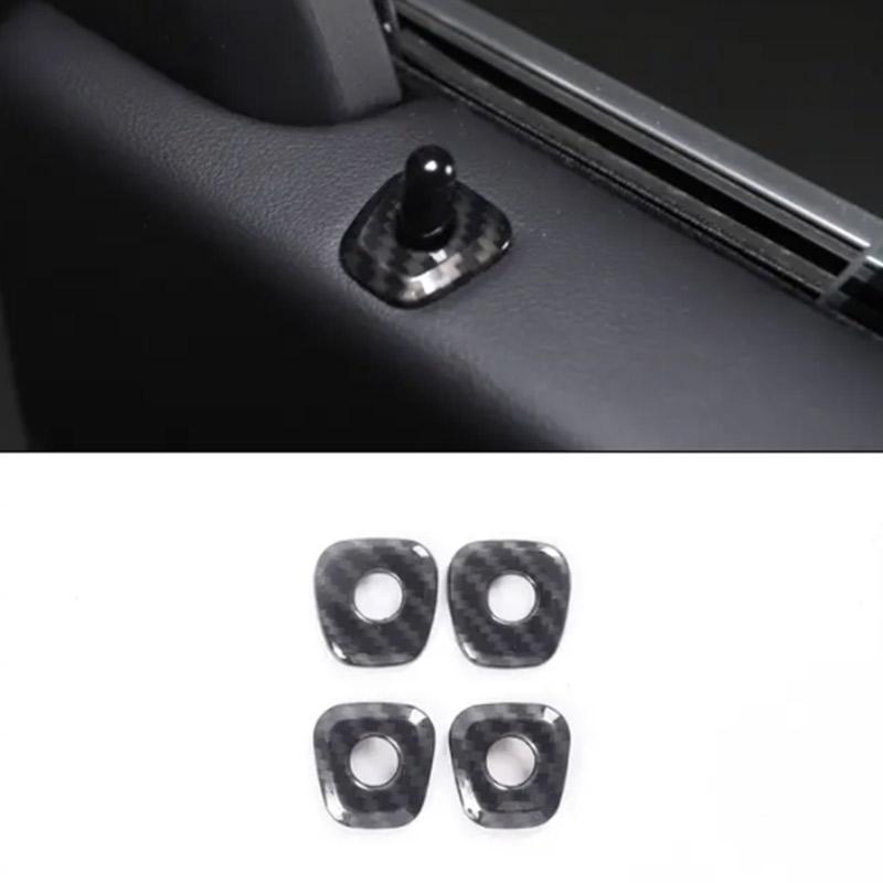 

ABS Carbon Fiber For BMW iX1 X1 U10 U11 2025-2025 Car Center Console Panel Water Cup Holder Panel Car Interior Accessories