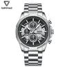 Mark Fairwhale 5028 New Fashion Men's Quartz Watch Calendar Luminous Waterproof Steel Strap Sports Casual Wrist Watches for Man