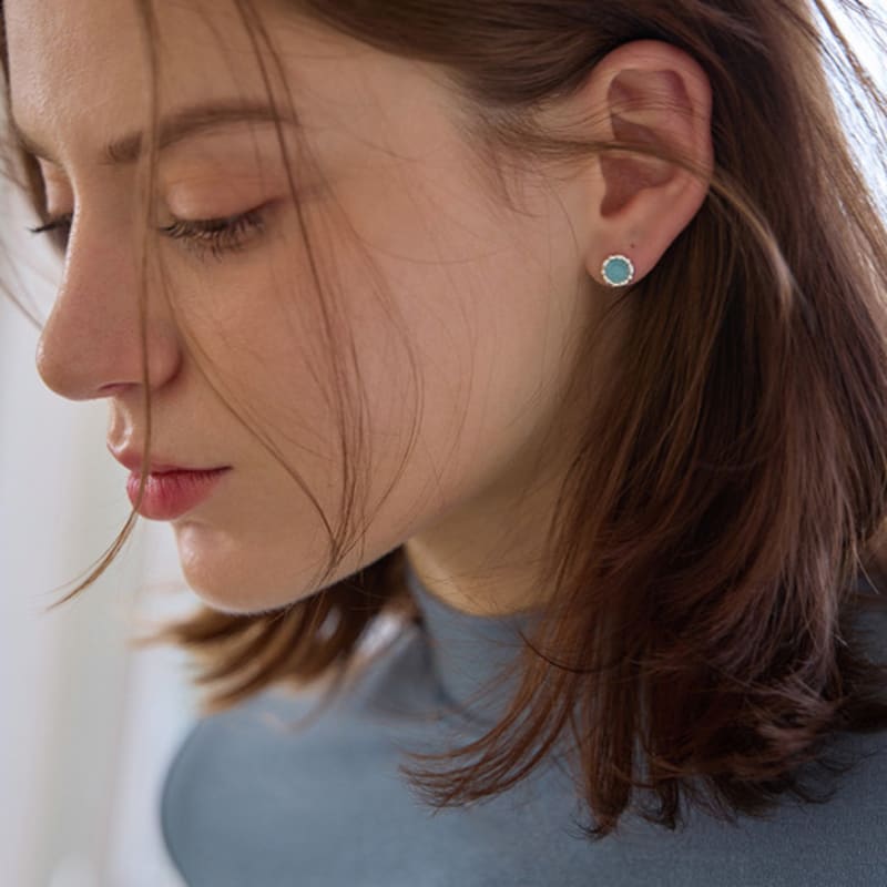 PAIGEFLYNN JEWELRY [925 Silver] New Age Pastel Earrings