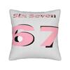 67 Six Seven Meme Pillow Case  Comfy Pillow Cover Vintage Cushion Cover For Living Room Chair
