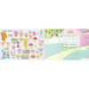 Leeban Glitter Sticker Book Forest Flower Shop Kids Craft Activity