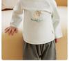 Infant Round Neck Long Sleeve Base Layer for Spring and Autumn