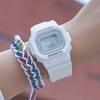 LED Electronic Sports Watch Waterproof Lightweight Luminous Smartwatch for Boys Girls White