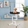 Pet Grooming Table Lift & Rotate Air-Pump Hydraulic Dog Cat Bath Clipper Stand Adjustable Height Heavy Duty Station 360° Swivel