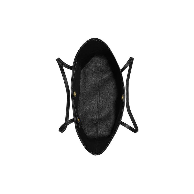 Coach City 33 Classic Monogram Snap Closure Canvas And Leather Tote Bag Women tote Black CF342-IMBLK