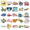 50 Ocean Series Animal Stickers: Cute, Waterproof for Decorating Cups, Journals, and Luggage