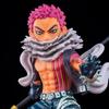 Anime One Piece GK Figure Charlotte Katakuri Donut Battle Calorie 2 Model PVC Figure Statue Tabletop Decoration Toy Gifts