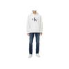 Calvin Klein Letter Print Comfortable Loose Fit Raglan Sleeve Sweatshirt Men Sweatshirt Bright-White J326969-YAF