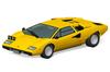 Aoshima Bunka Kyozai The Snap Kit Series Lamborghini Countach LP400 Yellow Plastic Model Kit (AOSHIMA) 1/32 Pre-Colored 20-B