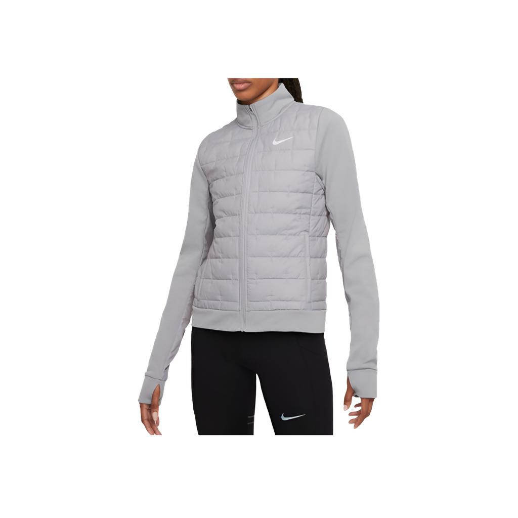 Nike Giacca in cotone a maniche lunghe calda con cerniera e colletto alto da donna DD6062-073