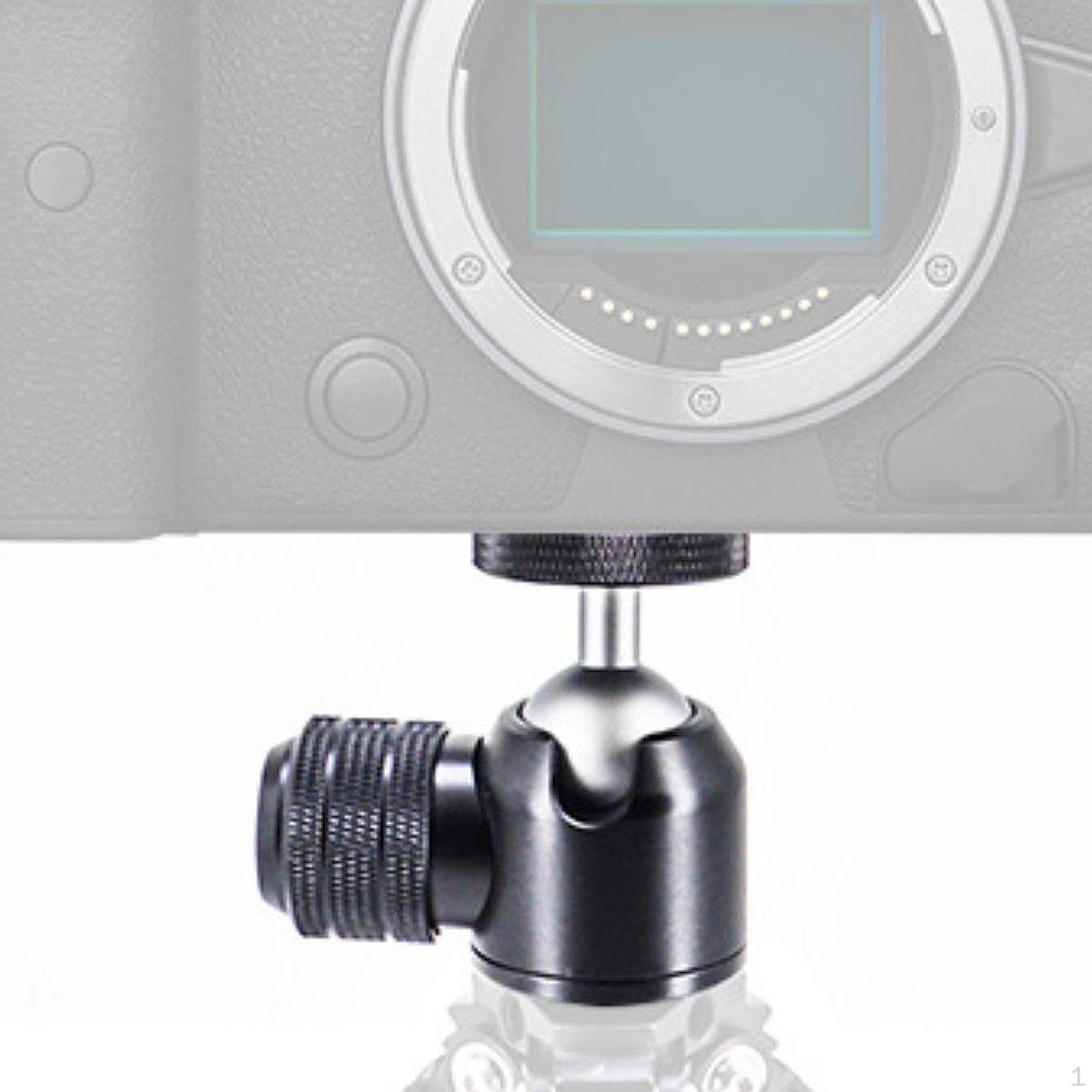 

Мини-штатив для телефона с шаровой головкой, портативный совместимый адаптер для камеры, насадка для фотографий чёрный