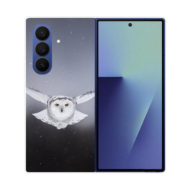 For Samsung Galaxy Z Fold 7 5G Phone Case Cover Transparent Back Protective Shell Coque For Samsung Z Fold7 Clear Hard PC Fundas