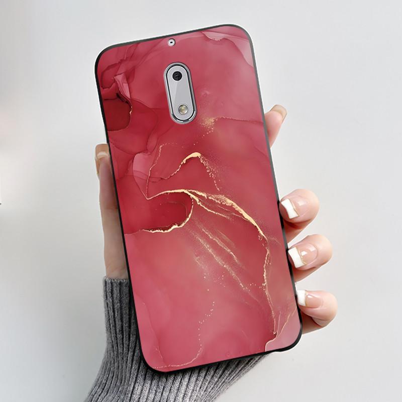 Soft TPU Case For Nokia 6 6.1 Plus Nokia6 Phone Case Luxury Cute Love Rabbit Funny Cartoon Black Silicone Shockproof Back Cover