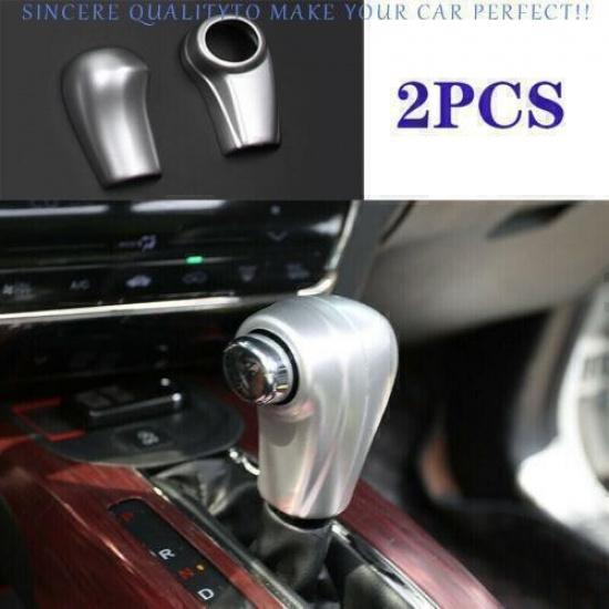 For Honda HR-V Vezel  2016-2022 Matte Silver Center Console Gear Shift Knob Trim