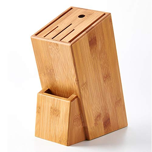 Knife Stand, Knife Rack, Kitchen Utensil Storage for Deba Knives, Made of Natural Wood with Ventilation and Cleaning Holes, Heavy-duty Design, Hygieni