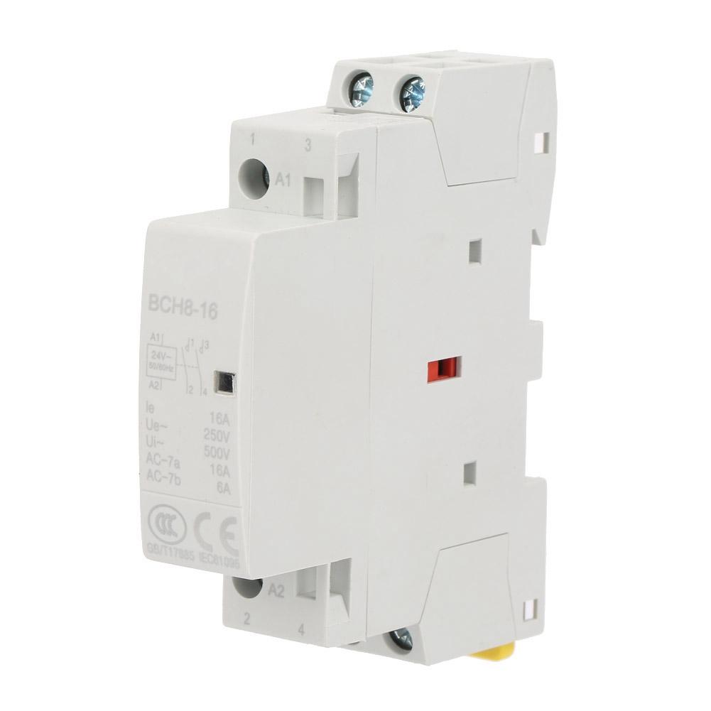 2P 16A 24V 1Ö 1S 50/60Hz DIN-Schiene Haushalts AC Schütz