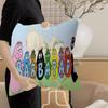 Les Barbapapa Family Anime Cushion Cover Pillowcase Upholstery Sofa Throw Pillow Home Decor Pillowcas