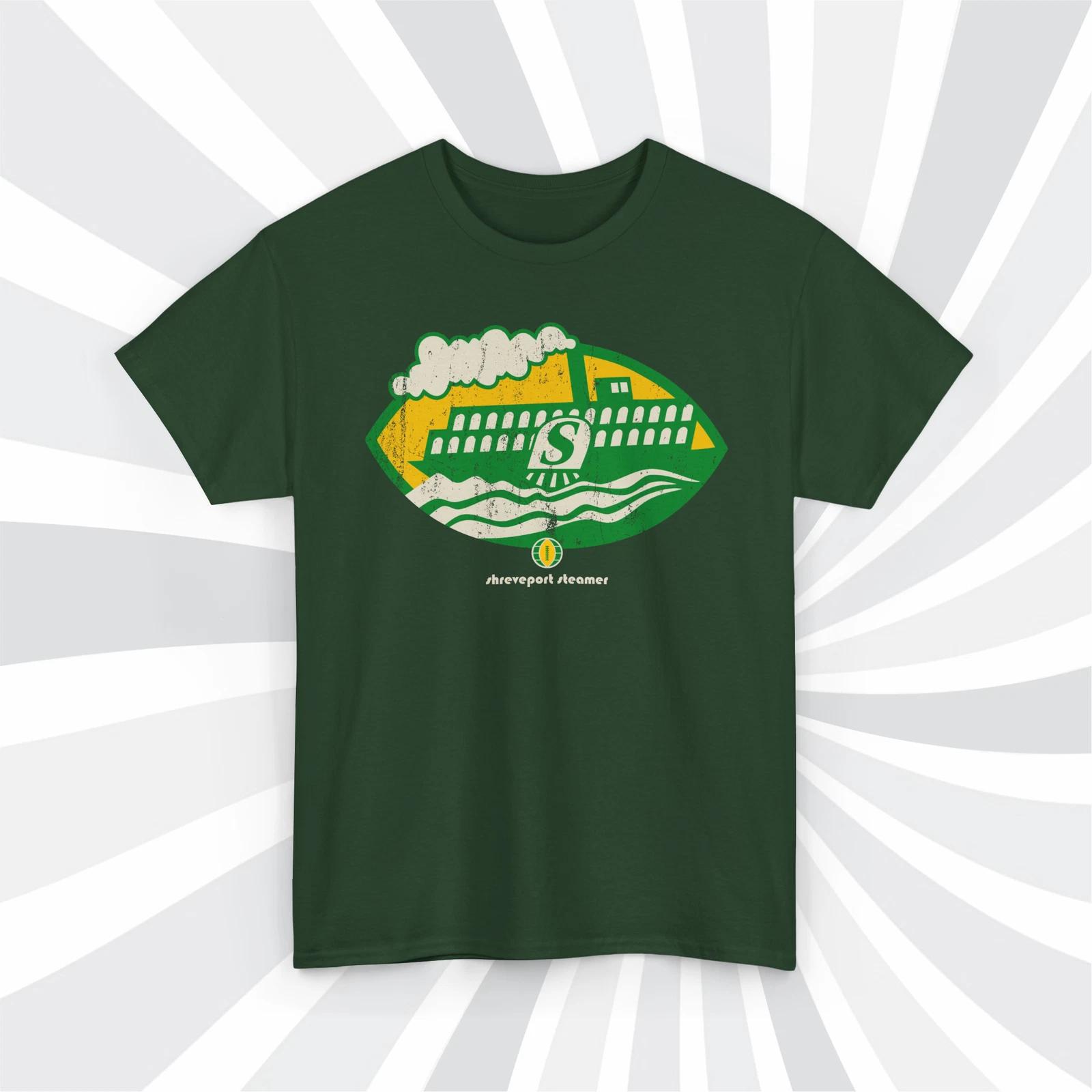 Shreveport Steamer 1975 WFL Football Grunge Logo T shirt XL