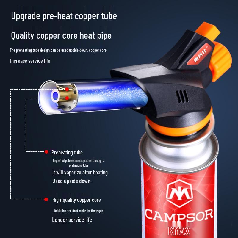 Portable High-Temperature Handheld Blowtorch: Multifunctional Gas Flame Torch for Baking and Welding