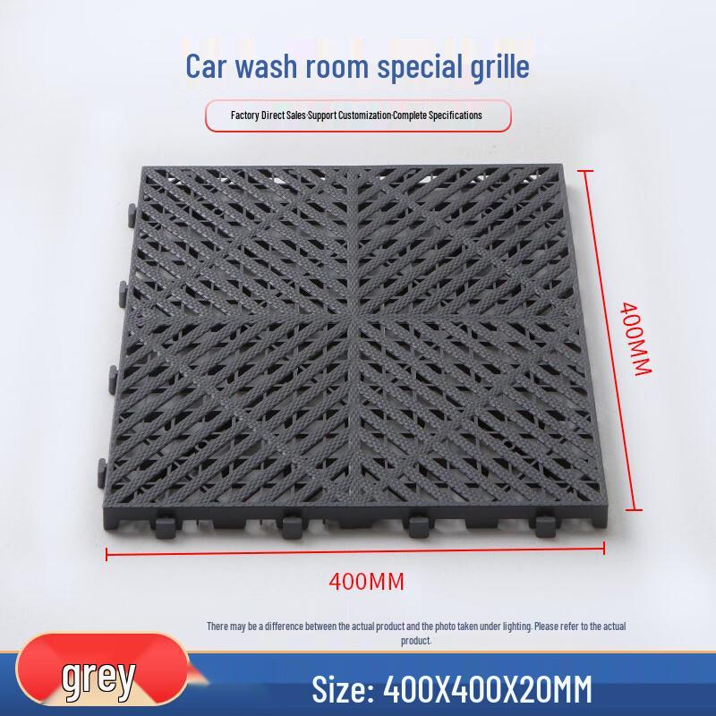 Luxchic 20mm PVC Interlocking Car Wash Floor Grille